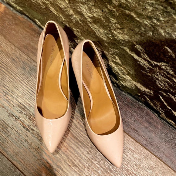 Calvin Klein Shoes - NWOB Calvin Klein Gayle Blush/Nude Patent Leather Pump, US 7/EU 37